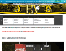 Tablet Screenshot of hvbsa.org